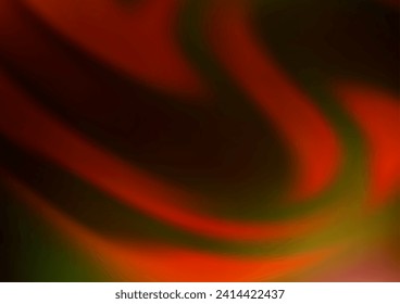 Plantilla de bokeh vectorial de color amarillo claro, naranja. Ilustración abstracta vaga con gradiente. Nuevo estilo para su diseño de negocio.