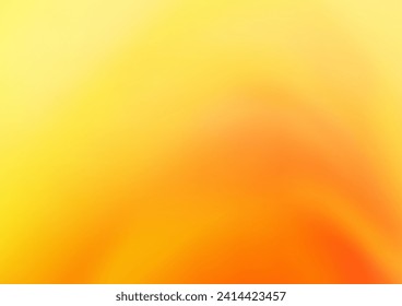 Light Yellow, Orange vector bokeh pattern. Colorful illustration in blurry style with gradient. Brand new style for your business design.