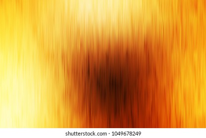 Light Yellow, Orange vector cover with long lines. Lines on blurred abstract background with gradient. The pattern can be used as ads, poster, banner for commercial.