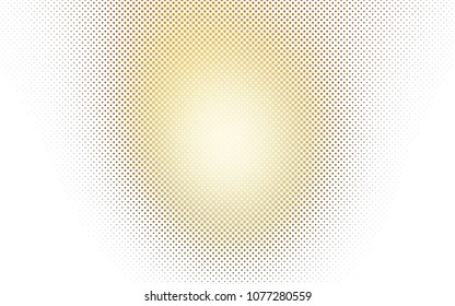 Light Yellow, Orange vector  cover with spots. Illustration with set of shining colorful abstract circles. The pattern can be used for aqua ad, booklets.