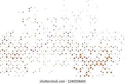 Light Yellow, Orange vector cover in polygonal style. Abstract gradient illustration with triangles. Smart design for your business advert.
