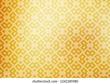 Light Yellow, Orange vector cover in polygonal style. Abstract gradient illustration with rectangles. Pattern for commercials.