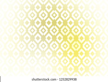 Light Yellow, Orange vector cover in polygonal style. Glitter abstract illustration with rectangular shapes. Pattern for commercials.