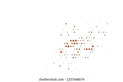 Light Yellow, Orange vector cover in polygonal style. Decorative design in abstract style with rectangles. Modern template for your landing page.