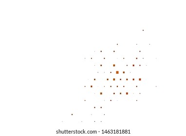 Light Yellow, Orange vector cover in polygonal style. Decorative design in abstract style with rectangles. Pattern for business ad, booklets, leaflets