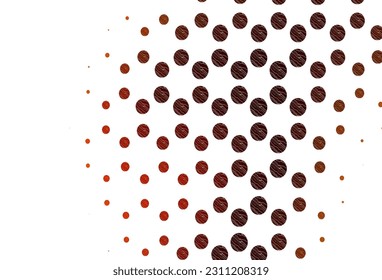 Cubierta vectorial de color amarillo claro, naranja y manchas. Burbujas borrosas sobre fondo abstracto con gradiente colorido. Diseño para afiches, pancartas.