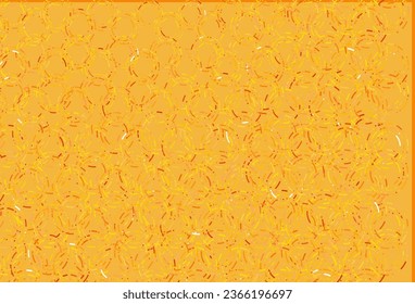 Cubierta vectorial de color amarillo claro, naranja y manchas. Ilustración abstracta moderna con gotas de agua coloridas. Diseño para afiches, pancartas.