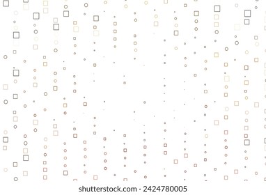 Light Yellow, Orange vector cover with polygonal style. Rectangles on abstract background with colorful gradient. Pattern for busines booklets, leaflets.