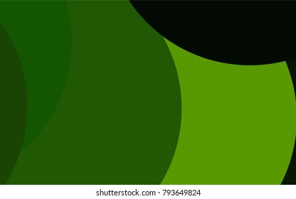Light Yellow, Orange vector cover with rounded stripes. Glitter abstract illustration with colored sticks. Best design for your ad, poster, banner.