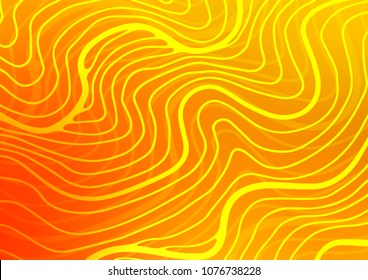 Light Yellow, Orange vector doodle blurred pattern. Modern geometrical abstract illustration with doodles. A completely new design for your business.