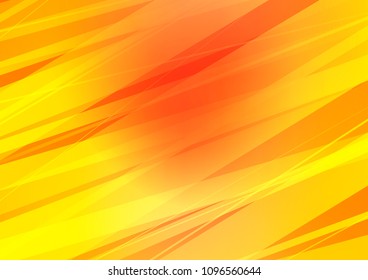 Light Yellow, Orange vector doodle blurred template. A vague abstract illustration with doodles in Indian style. The doodle design can be used for your web site.