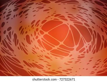 Light yellow, orange vector doodle blurred template. Modern geometrical abstract illustration with doodles drawn by child. The completely new template can be used for your brand book.