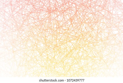 Light Yellow, Orange vector geometric simple minimalistic background, which consist of triangles on white background. Triangular pattern with gradient for your business design. 