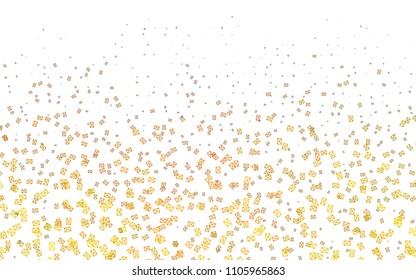 Light Yellow, Orange vector geometric simple minimalistic background, which consist of triangles on white background. Triangular pattern with gradient for your business design. 