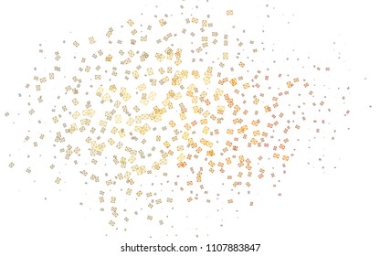 Light Yellow, Orange vector geometric simple minimalistic background, which consist of triangles on white background. Triangular pattern with gradient for your business design. 