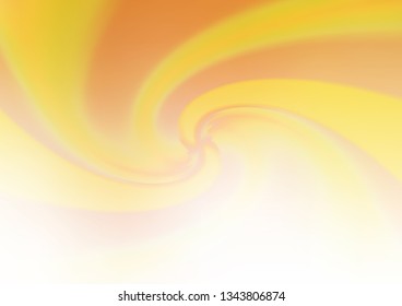 Light Yellow, Orange vector glossy abstract background. A vague abstract illustration with gradient. The template for backgrounds of cell phones.