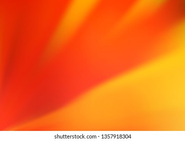Light Yellow, Orange vector glossy bokeh pattern. Shining colorful illustration in a Brand new style. The template can be used for your brand book.