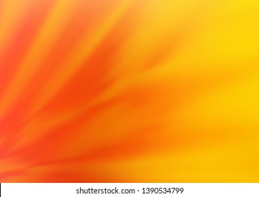 Light Yellow, Orange vector glossy abstract background. Modern geometrical abstract illustration with gradient. The blurred design can be used for your web site.