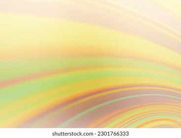 Light Yellow, Orange vector glossy abstract background. Creative illustration in halftone style with gradient. A completely new template for your design.