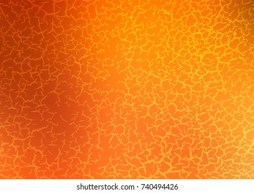 Light Yellow, Orange vector indian curved texture. Doodles on blurred abstract background with gradient. The completely new template can be used for your brand book.