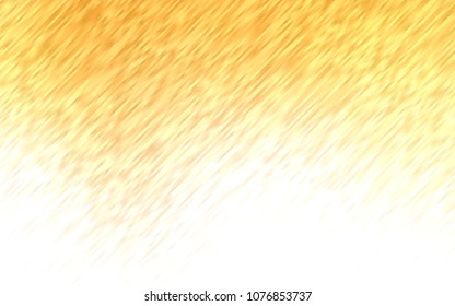 Light Yellow, Orange vector layout with flat lines. Lines on blurred abstract background with gradient. Smart design for your business advert.