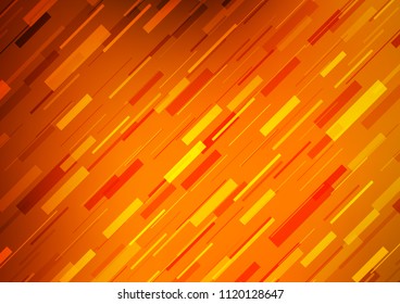 Light Yellow, Orange vector layout with flat lines. Blurred decorative design in simple style with lines. The pattern can be used for websites.