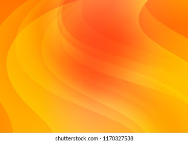 Light Yellow, Orange vector layout with flat lines. Shining colored illustration with narrow lines. Best design for your ad, poster, banner.