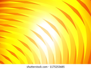 Light Yellow, Orange vector layout with flat lines. Modern geometrical abstract illustration with staves. The pattern can be used for busines ad, booklets, leaflets