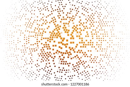 Light Yellow, Orange vector layout with lines, rectangles. Beautiful illustration with rectangles and squares. Smart design for your business advert.