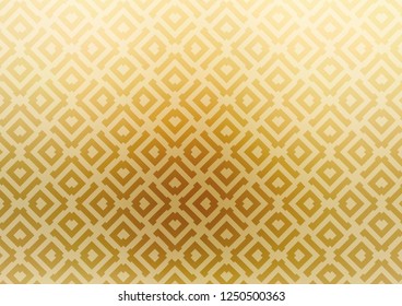 Light Yellow, Orange vector layout with lines, rectangle. Colorful decorative design in simple style with lines, rhombuses. Smart design for your business advert.