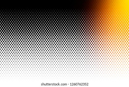 Light Yellow, Orange vector layout with lines, rectangles. Glitter abstract illustration with rectangular shapes. Pattern for busines ad, booklets, leaflets