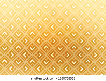 Light Yellow, Orange vector layout with lines, rectangle. Shining colorful illustration with lines, rectangles. Pattern for ads, posters, banners.