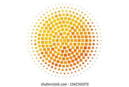 Light Yellow, Orange vector layout with lines, rectangles. Modern abstract illustration with colorful rectangles. Modern template for your landing page.