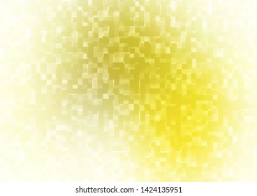 Light Yellow, Orange vector layout with lines, rectangles. Decorative design in abstract style with rectangles. The template can be used as a background.