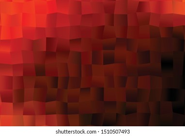 Light Yellow, Orange vector layout with rectangles, squares. Glitter abstract illustration with rectangular shapes. Best design for your ad, poster, banner.