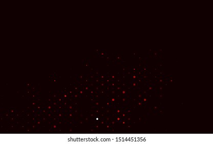 Light Yellow, Orange vector layout with circle shapes. Blurred bubbles on abstract background with colorful gradient. Pattern of water, rain drops.