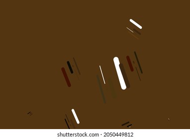 Light Yellow, Orange vector layout with flat lines. Decorative shining illustration with lines on abstract template. Pattern for websites, landing pages.