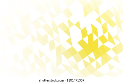 Light Yellow, Orange vector low poly template. A completely new color illustration in a vague style. A new texture for your design.