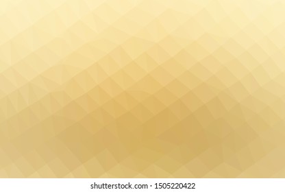 Light Yellow, Orange vector low poly texture. Glitter abstract illustration with an elegant design. Brand new design for your business.