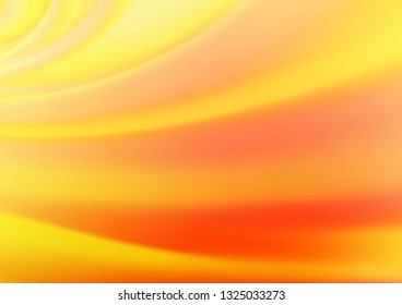 Light Yellow, Orange vector modern elegant background. Colorful illustration in abstract style with gradient. Brand new design for your business.