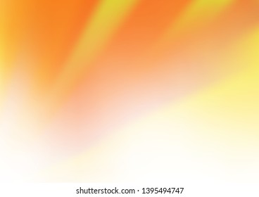 Light Yellow, Orange vector modern elegant background. Shining colorful illustration in a Brand new style. The template can be used for your brand book.