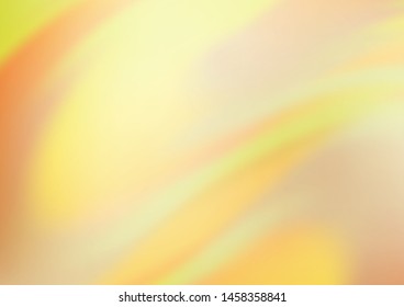 Light Yellow, Orange vector modern elegant template. A vague abstract illustration with gradient. A new texture for your design.