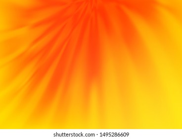 Light Yellow, Orange vector modern elegant background. A completely new color illustration in a bokeh style. The template for backgrounds of cell phones.