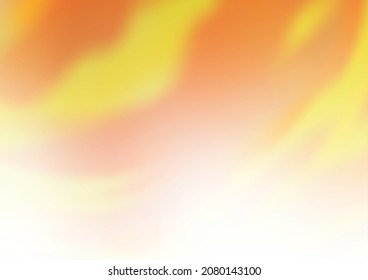 Light Yellow, Orange vector modern elegant template. Colorful illustration in blurry style with gradient. The blurred design can be used for your web site.