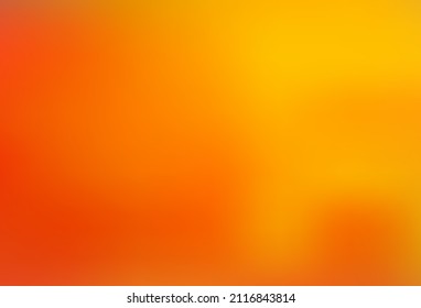 Patrón de bokeh moderno vectorial de color amarillo claro, naranja. Ilustración creativa en estilo de semitono con gradiente. Diseño de su sitio web.