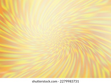 Light Yellow, Orange vector modern bokeh pattern. An elegant bright illustration with gradient. The background for your creative designs.