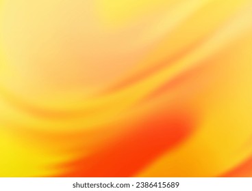 Light Yellow, Orange vector modern bokeh pattern. An elegant bright illustration with gradient. The template can be used for your brand book.