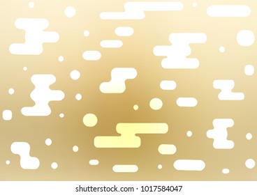 Light Yellow, Orange vector natural abstract texture. Brand-new colored illustration in blurry style with doodles. The elegant pattern can be used as a part of a brand book.