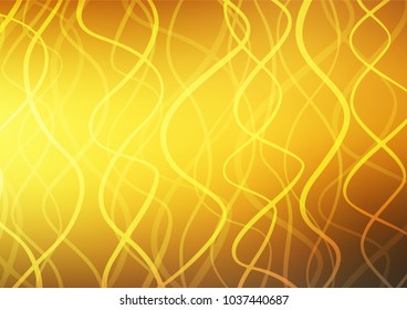 Light Yellow, Orange vector natural abstract template. Geometric doodle illustration in Origami style with gradient. A completely new template for your business design.