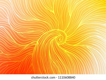 Light Yellow, Orange vector natural elegant texture. Ethnic elegant natural pattern with gradient. A completely new design for your business.
